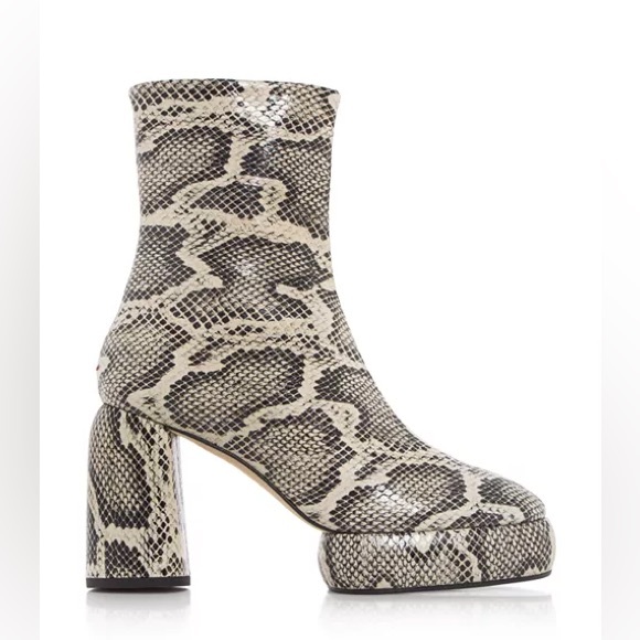 Aeyde Snake ‘Puff’ Platform Boot. - Picture 2 of 6